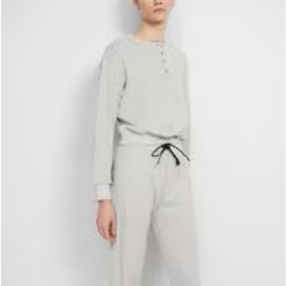 Theory Weekend Waffle Knit Henley Pullover - Picture 5 of 7